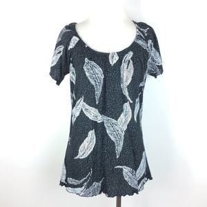 Anthropologie Kimchi & Blue Feather Boho Top Small